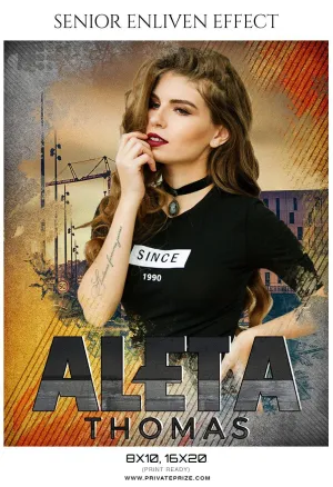 Aleta Thomas - Senior Enliven Effect Photography Template