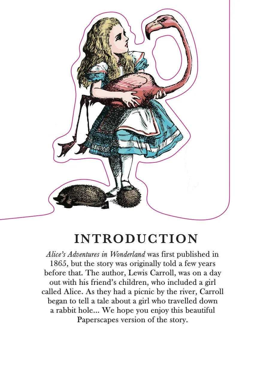 Alice in Wonderland Paperscapes