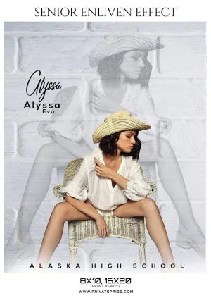 Alyssa Evan - Senior Enliven Effect Photography Template