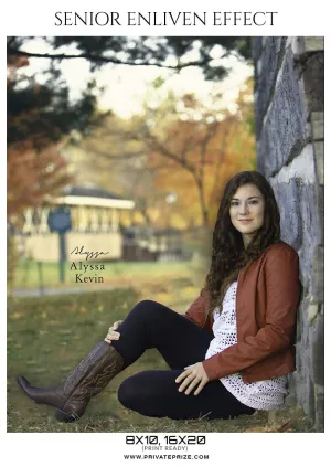 Alyssa Kevin - Senior Enliven Effect Photography Template