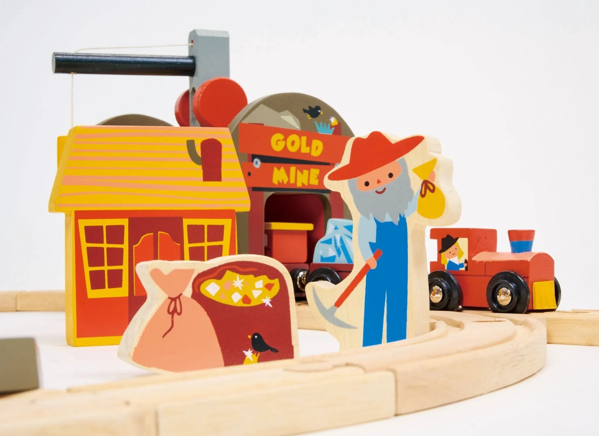 Gold Mine Train Set