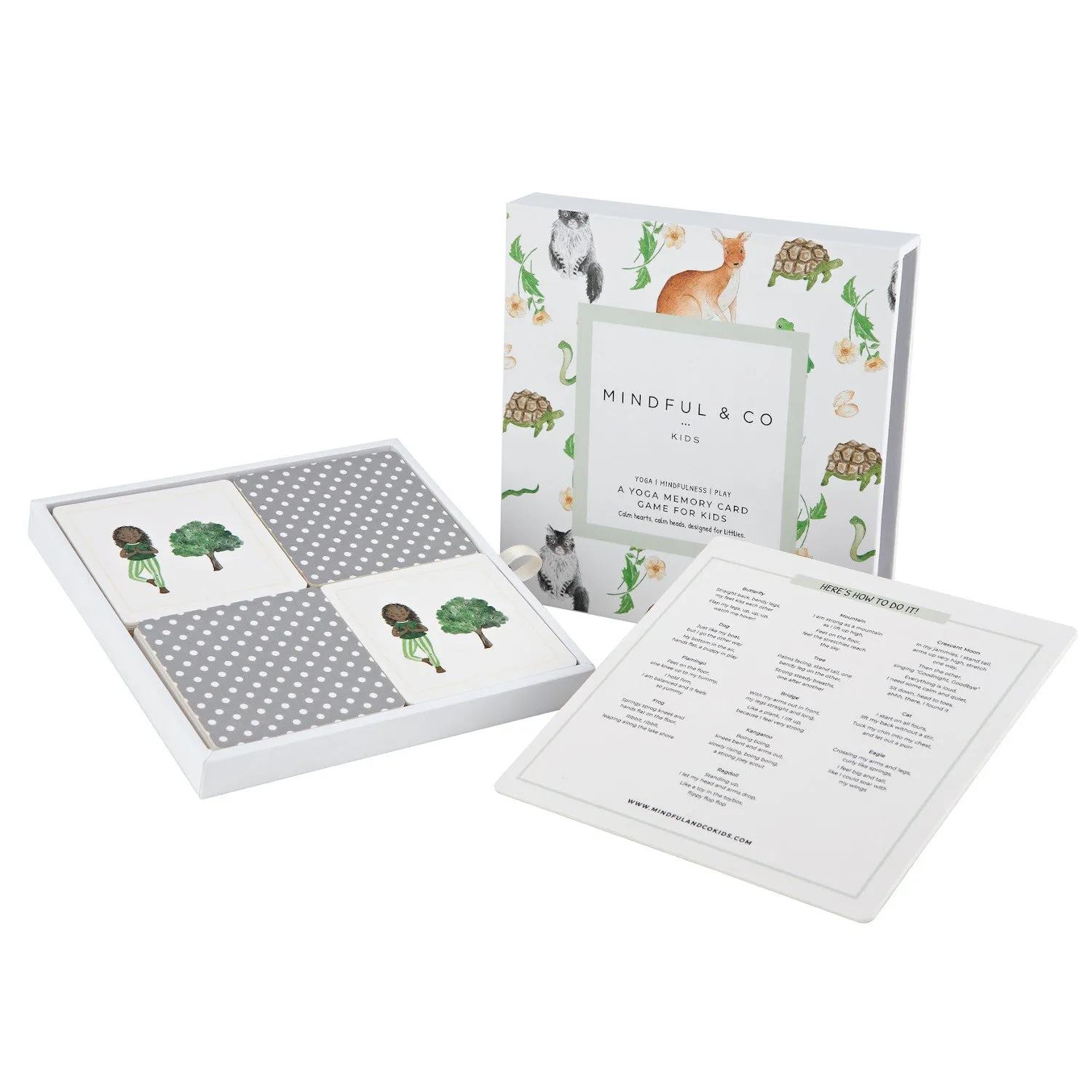 Mindful & Co Kids Yoga Memory Game
