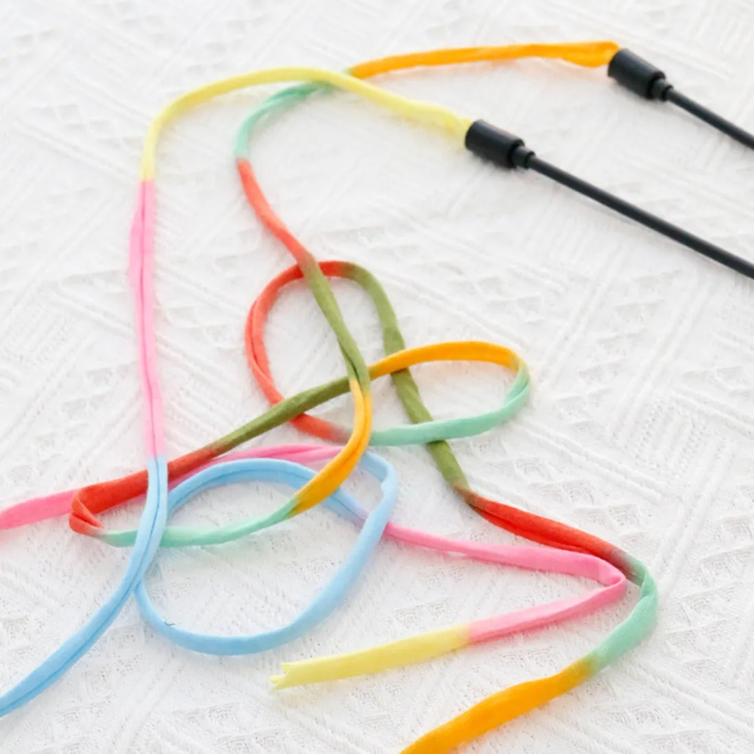 Moo - Ribbon Cat Teaser Wand