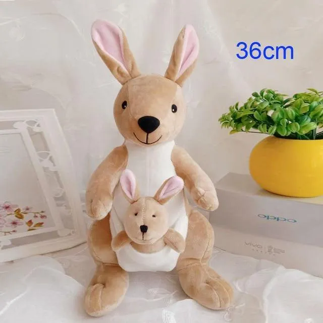 Mummy and Baby Kangaroo Plush Toy
